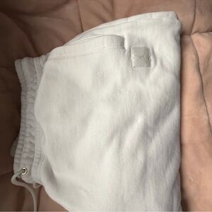 Jordan White Jogger Pants with Logo